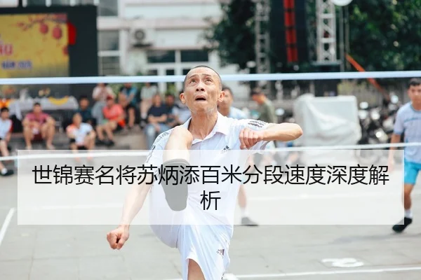 世锦赛名将苏炳添百米分段速度深度解析